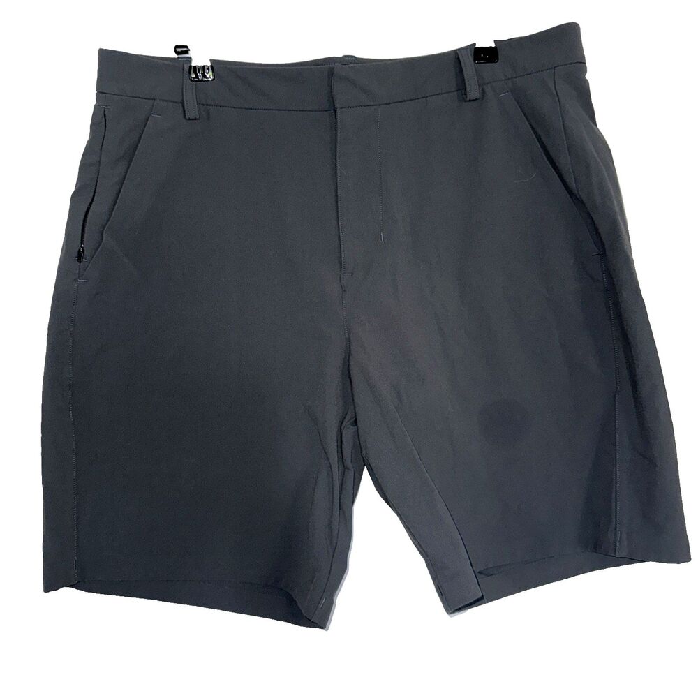 NOBULL Shorts Mens 38 Gray Performance Lightweight Stretch Athletic Golf Casual